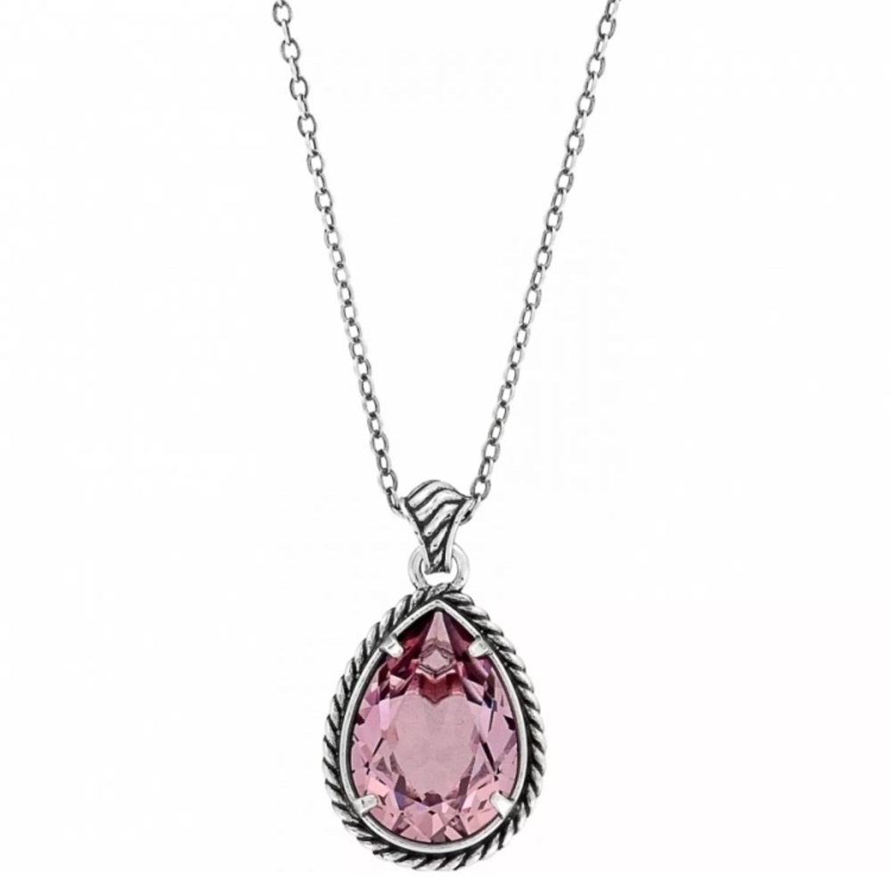 Brighton Courageous Heart Swarovski Necklace NWT